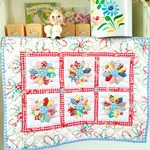 ◇ハンドメイド＊パッチワークキルト＊ミニドレスデンマット