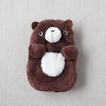 【再販】もふもふ動物ぬいぐるみポーチ（茶くま）