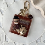 ～coffee～ コーヒークマちゃんのシャカシャカレジンシェイカー　キーホルダー