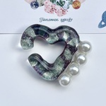 HEART earcuff ( moss bomb / モスボム ) // イヤーカフ レジ