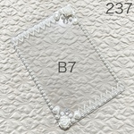 硬質ケースデコ　白　薔薇　B7