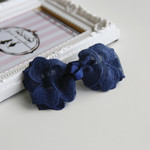 大人可愛い　 刺繍花　シンプルクリップ