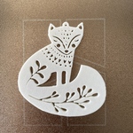 狐のモビール/オーナメント(3Dプリンター製)