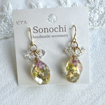 【 pierce / earring 】透明アシンメトリー  𓂂◌