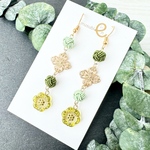 【 縷々 】 - 和みのお茶会 - ハンドメイド 水引 ピアス イヤリング