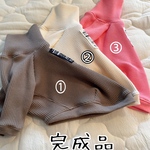 ワッフルニットシャツ完成品②
