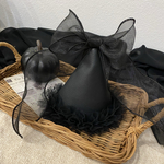 期間限定　SALE価格 ハロウィン　パーティーハット　クラウン　リボン　ハロウィンコーデ　誕生日　記念日フォト　