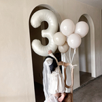 Number Balloon /（L）ナンバーバルーン [sand beige］ |  誕生日 | おうちスタジオ | 風船