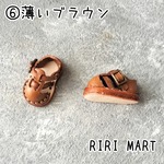 オビツ11　革サンダル　ねんどろいどどーる　靴
