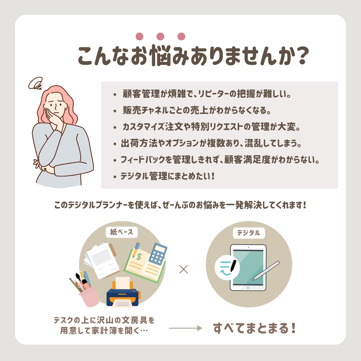 otoha様＊専用オーダーページ ハンドメイド作家用☆受注管理表☆オーダーシート☆ORDER SHEET