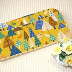 〈新作〉ペタンコ札入れ☆木立のウサギ
