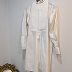 【20%OFF済｜セール中】dress shirt from FRANCE 　 プリーツのドレスシャツ　vintage