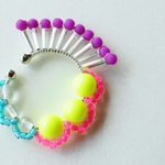 ＜Rollo～イロヅクビジュー～＞イヤーカフ『 ハミングバード/hummingbird 』<NEON/YELLOW(26)>