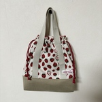 ＊SALE＊【ストロベリー】巾着トートバッグ