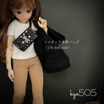 1/6 doll size 本革ボディバッグ　うさこ♡