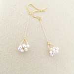 🌟再販🌟雫ドロップ小粒パールのピアス