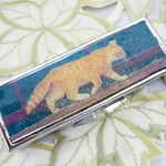「猫/ねこ/ネコ」ふさふさ尻尾のレッドタビ―_ピルケース