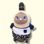 セットアップ！ バイカラーT×かぼパン ティータイムネイビー　