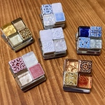 宝石みたいなマグネットクリップ☆パヴェジュエルモザイクタイル　プチギフト　内祝い　文房具　ステショナリー　職場ロッカー　家庭冷蔵庫　ホワイトボード　おしゃれ　かわいい