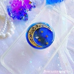 SALE ▼ 50%OFF マジカル　月　銀河　宇宙　夜空　スマホグリップ　スマホソケット　