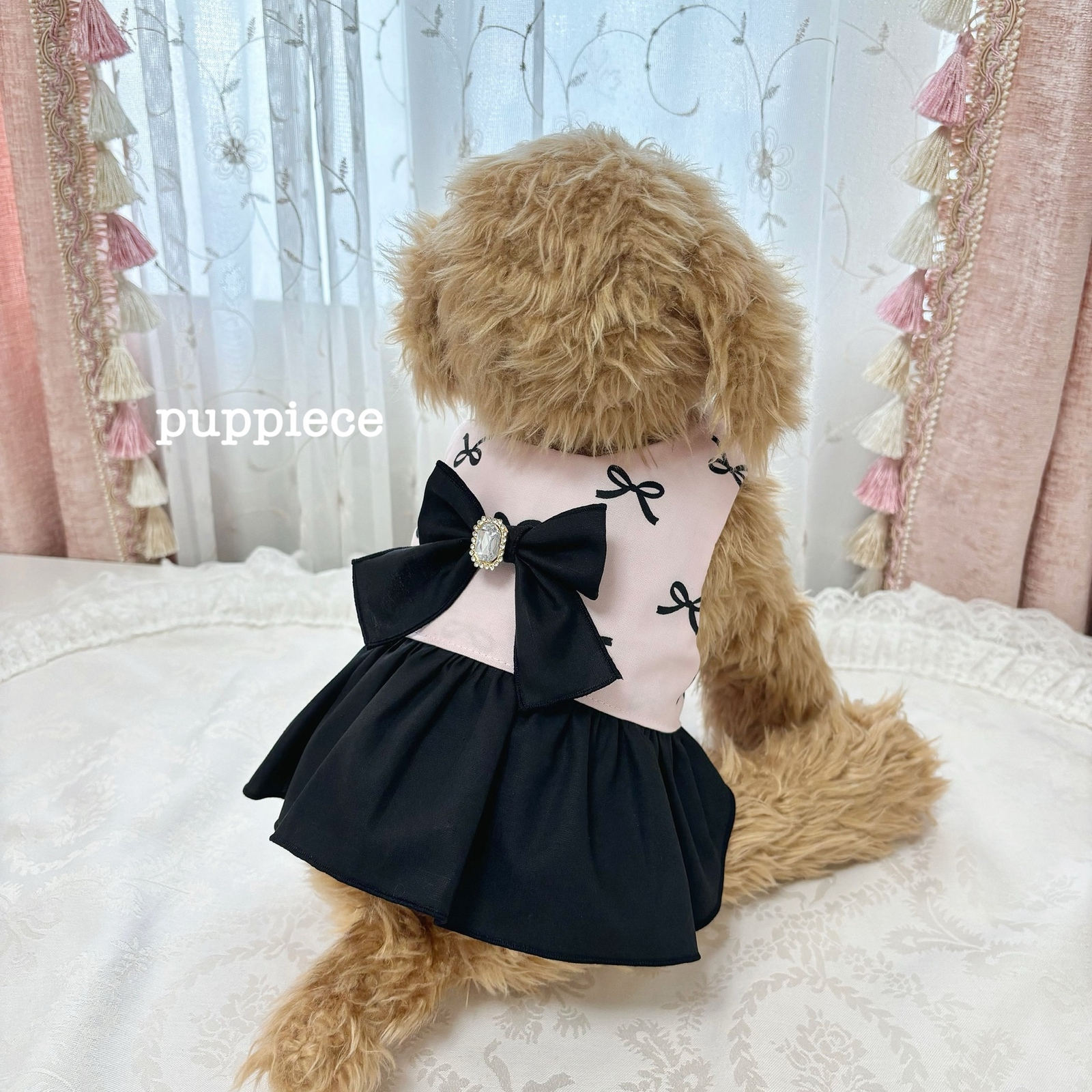 犬服 ♡ばぶばぶ帽子♡ 女の子 かわいい おしゃれ ハンドメイド