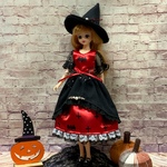 ハロウィン🎃ワンピース　ハロウィン柄　レッド系　ジェニー、momoko