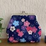 🌸桜柄のがま口財布