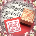 ♫楽器はんこ〓【ファゴット】3cm四方