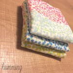 3枚セット mimosaの切り替えガーゼハンカチ＊