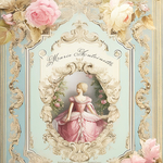 専用ページ🌹Rococo調🌹 design frame・decoupage【マリーアントワネット】