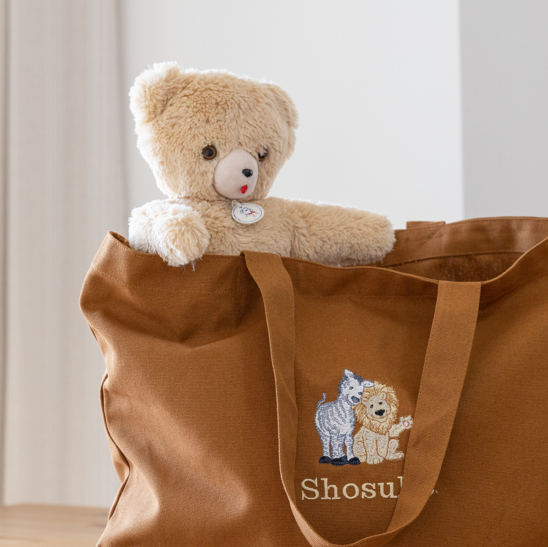 お名前刺繍入り】マザーズバッグ 保育園バッグ 登園バッグ