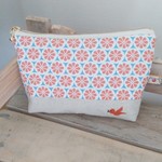 ふかふかオレンジポーチ