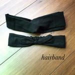 【mamaとkids】ハーフリネン ヘアバンド