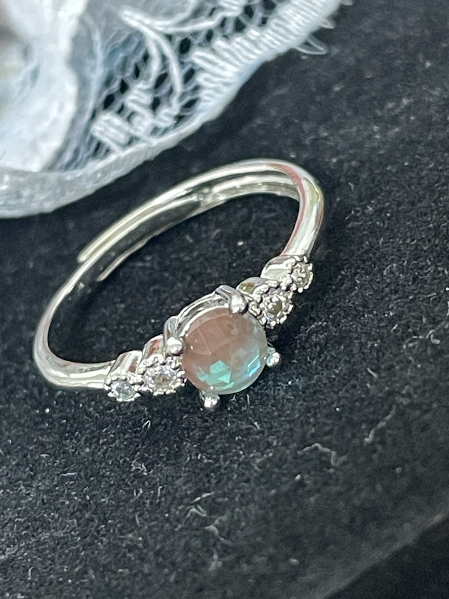 saphiret】アンティークサフィレット リング シルバー - Lily-Rose'S