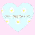 サイズ確認用チップ