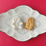  クリスマス　ジンジャーマン　むふふ顔【クッキー型】