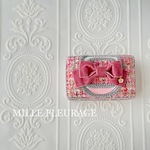 ୨୧ New［リボン雑貨］ウェットティッシュケース 桜チャームつき✿‬　除菌アイテム お掃除グッズ おしりふき