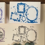 額縁(背見出しの色 青)