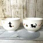 魔女とクロネコの湯飲み茶わんセット