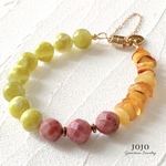 天然石デザインブレスレット　naturalstonebracelet