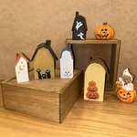 🎃ハロウィン#2【 木製インテリア雑貨 】 かぼちゃ おばけ 置物 小物 雑貨 インテリア雑貨 木製 雑貨 インテリア