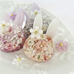 2点セットFlower bunny（フラワーバニー）【キッズヘアゴム】　