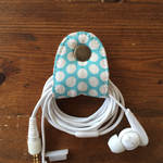 コードホルダー（ドットライトブルー）