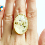 milky little star ring