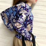 リバティ☆アームウォーマー付きノースリーブパーカー【リカちゃんブライスの洋服】リカちゃん服