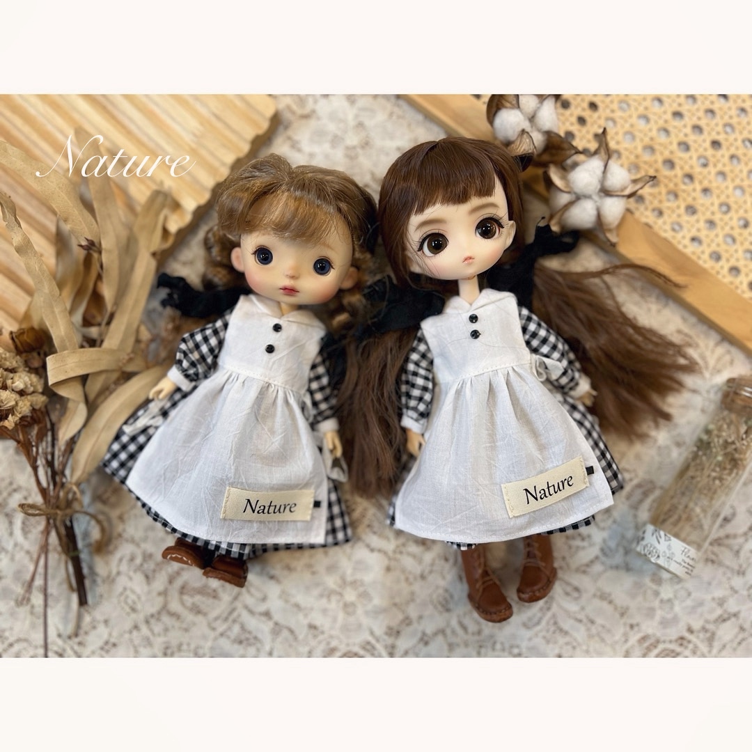 モンストドール　アウトフィット　デニム　スカジャン風　男の子　5点セット　ベルト モンストドールアウトフィットデニムスカジャン風男の子5点