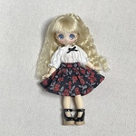 オフショルブラウスのワンピース   オビツ11、ピコニーモp用