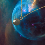 ✨14kgf✨宇宙からのメッセージ～ラブラドライトのシンプルなネックレス 涼しげ