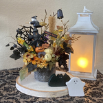 ＂Spooky Halloween❗️黒猫とカボチャのジャック＂大人可愛いハロウィン飾り『ハロウィン2024』　