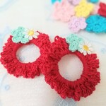 送料無料🍓いちごのベビーシュシュ🍓ベビー☆キッズ